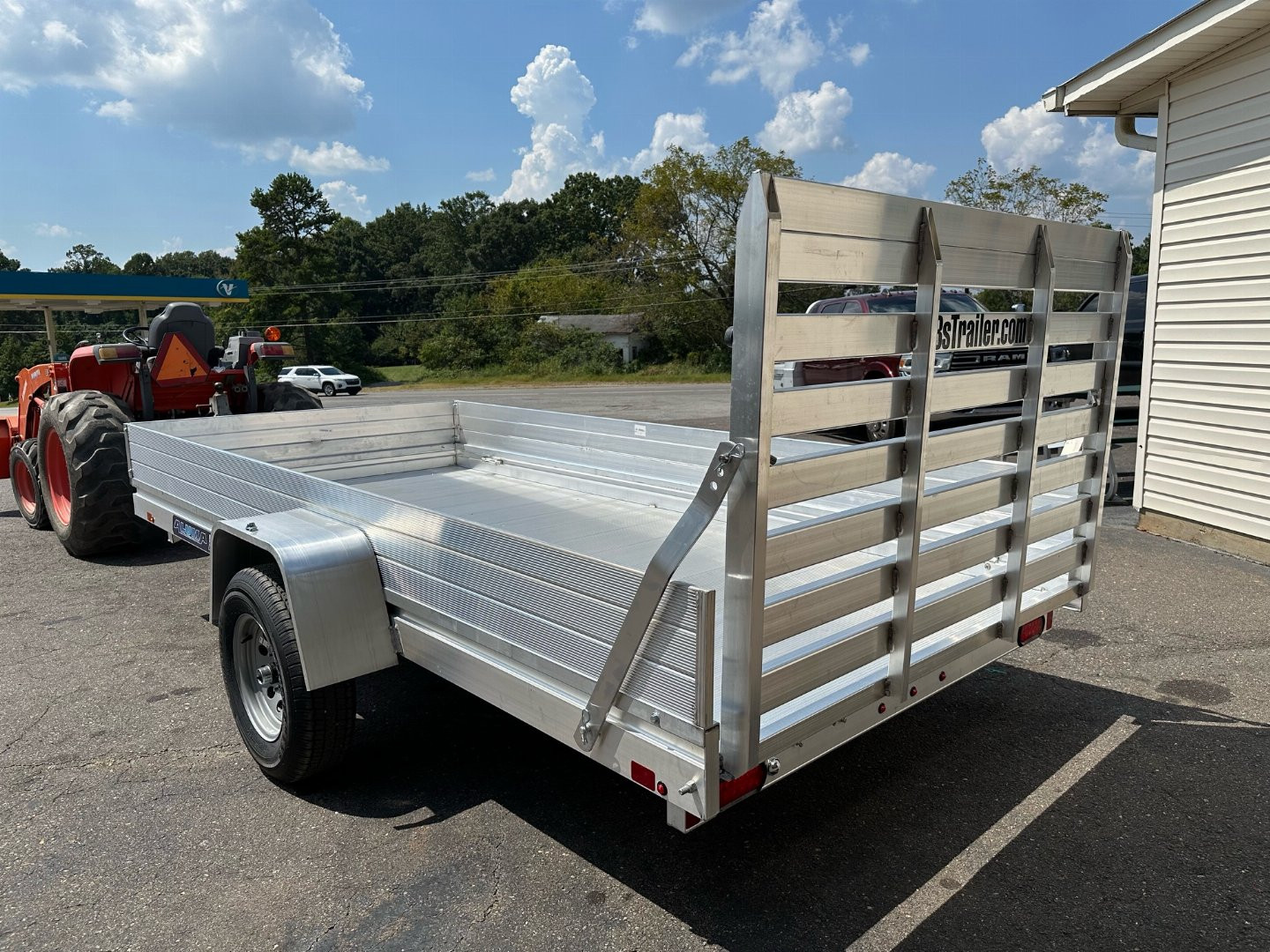 New 2025 Aluma 6812H-ESA-S Utility Trailer