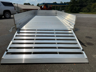 New 2025 Aluma 6812H-ESA-S Utility Trailer