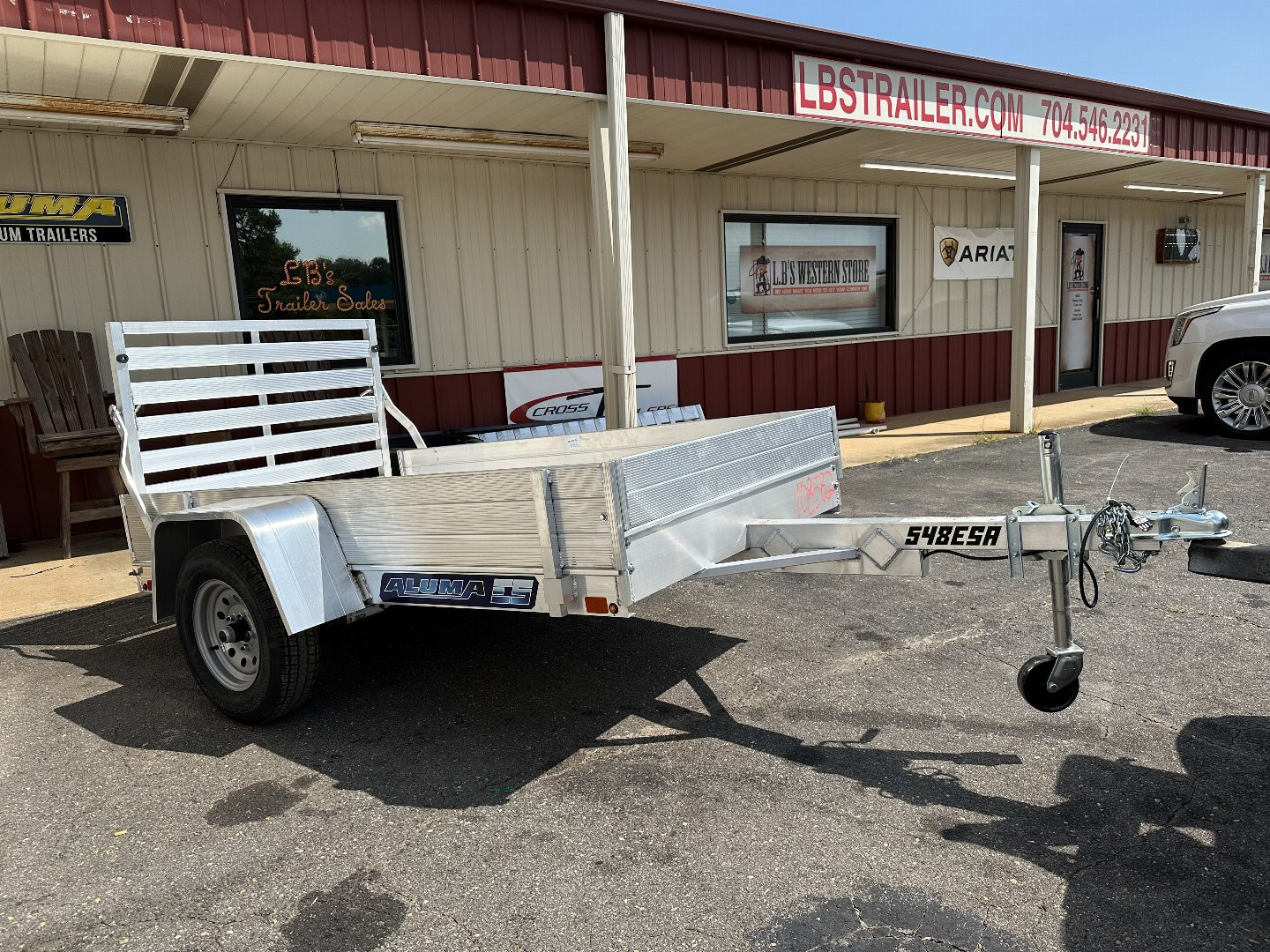 New 2025 Aluma 548ESA-S Utility Trailer