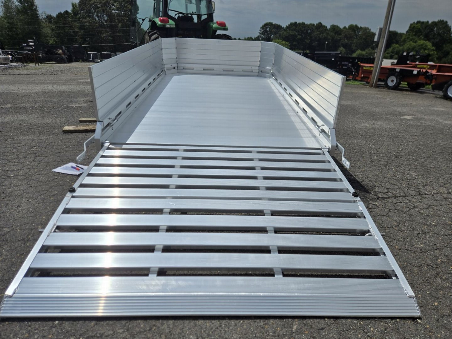 New 2025 Aluma 7712H-S-BT Utility Trailer