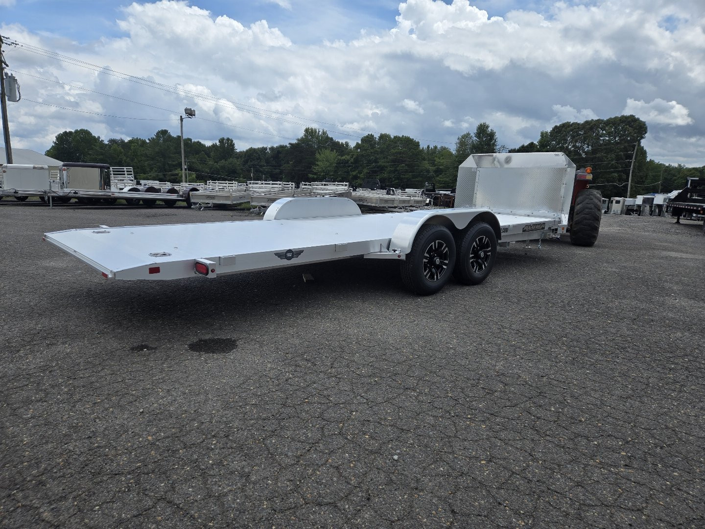 New 2025 Aluma 8220HTILTANV Car Hauler
