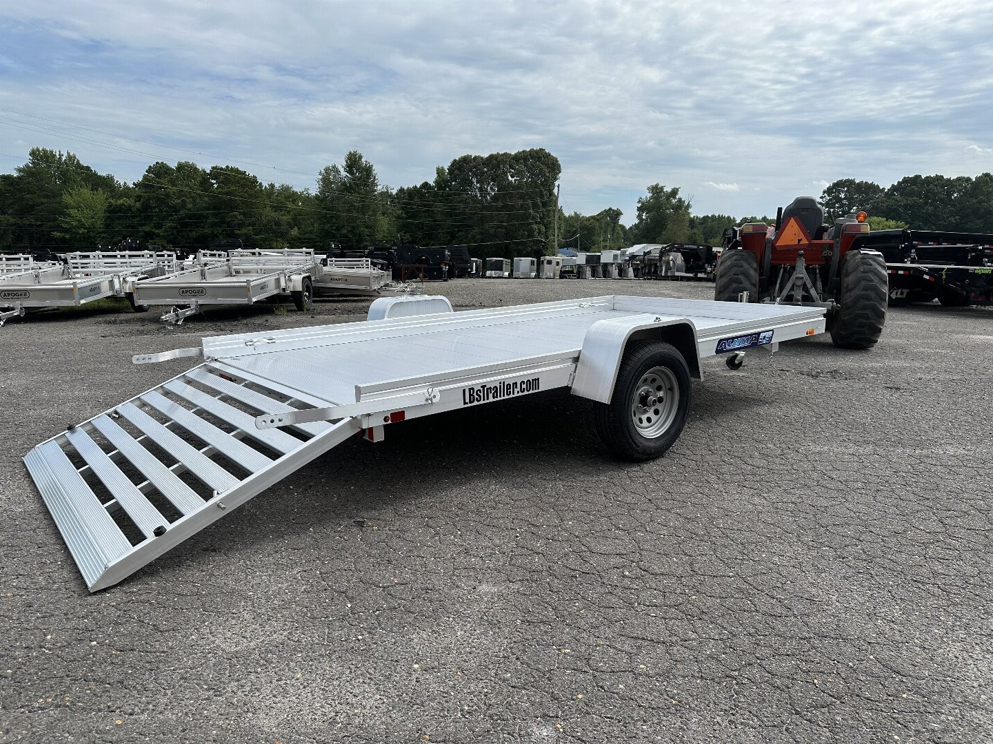 New 2025 Aluma 7812ES-A Utility Trailer