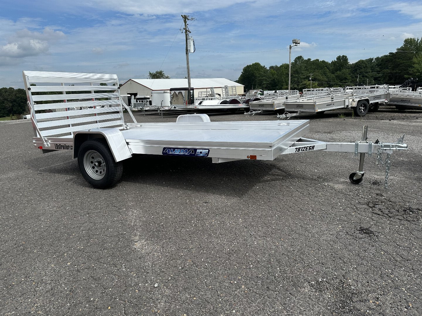 New 2025 Aluma 7812ES-A Utility Trailer