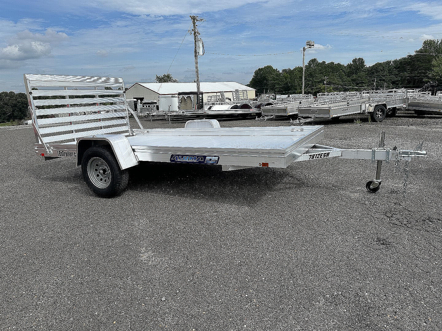 New 2025 Aluma 7812ESA-S-TG TG Utility Trailer