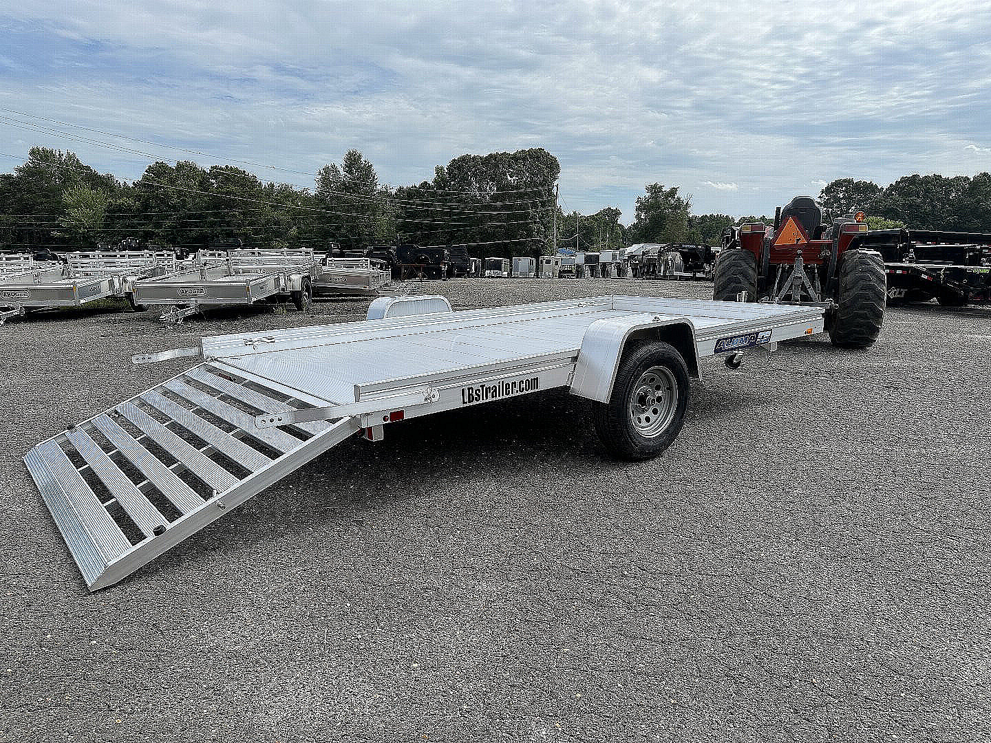 New 2025 Aluma 7812ESA-S-TG TG Utility Trailer