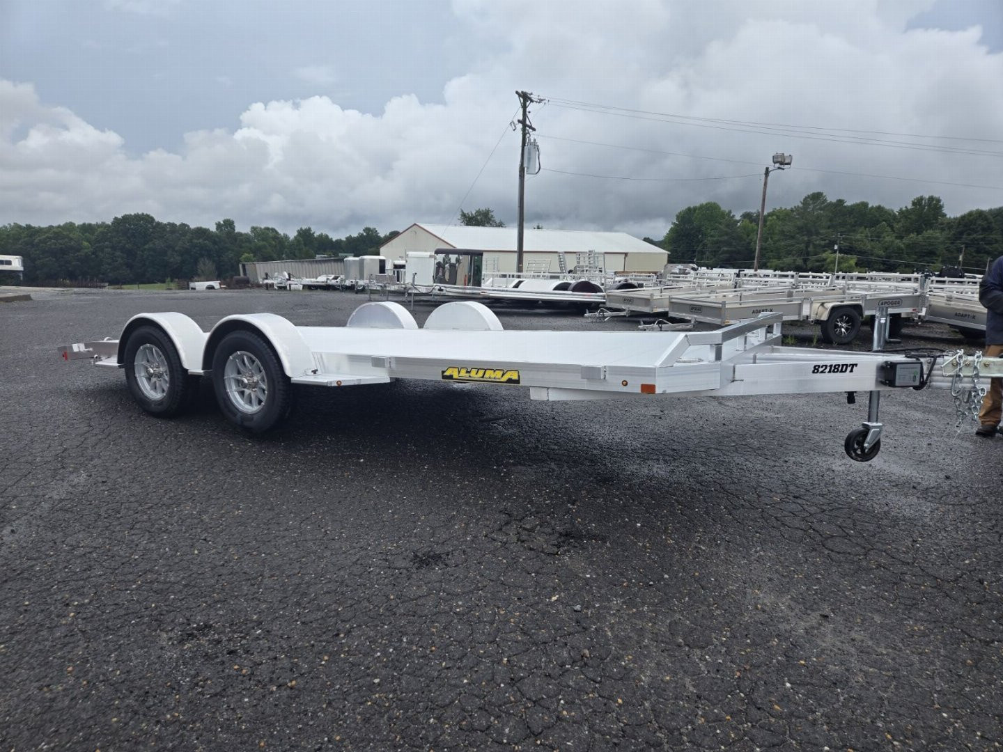 New 2025 Aluma 8218TA EL R DT RTD Car Hauler