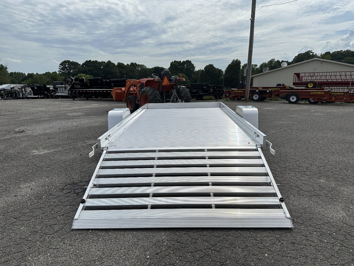 New 2025 Aluma 7814ESA TG Utility Trailer