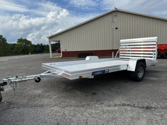 New 2025 Aluma 7814ESA TG Utility Trailer