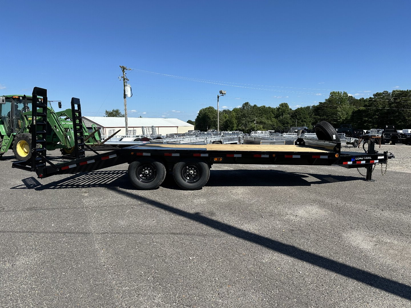 New 2024 Load Trail 102x20 Tandem Standard Pintle Hook Equipment Trailer