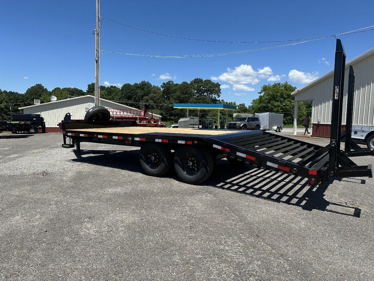 New 2024 Load Trail 102x20 Tandem Standard Pintle Hook Equipment Trailer