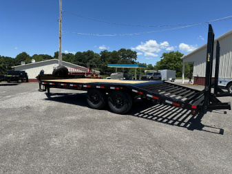 New 2024 Load Trail 102x20 Tandem Standard Pintle Hook Equipment Trailer