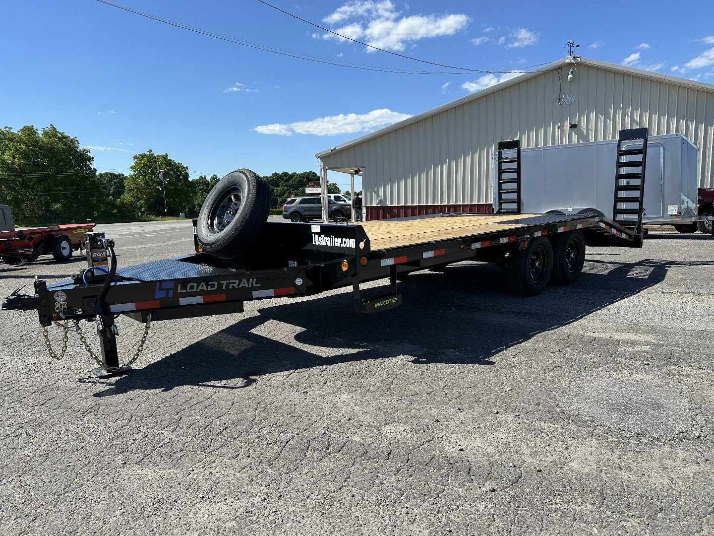 New 2024 Load Trail 102x20 Tandem Standard Pintle Hook Equipment Trailer
