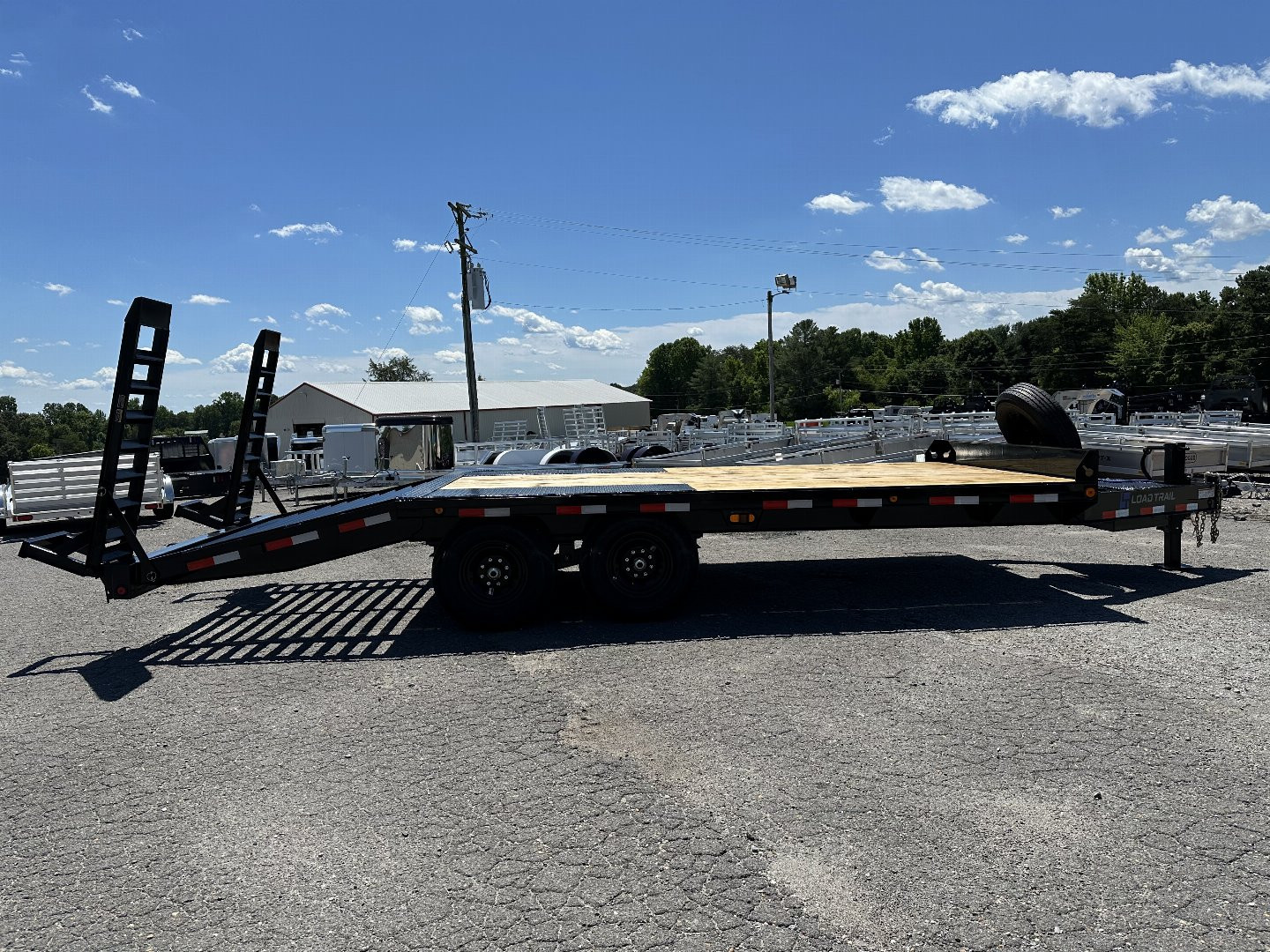 New 2024 Load Trail 102x20 Tandem Standard Pintle Hook Equipment Trailer