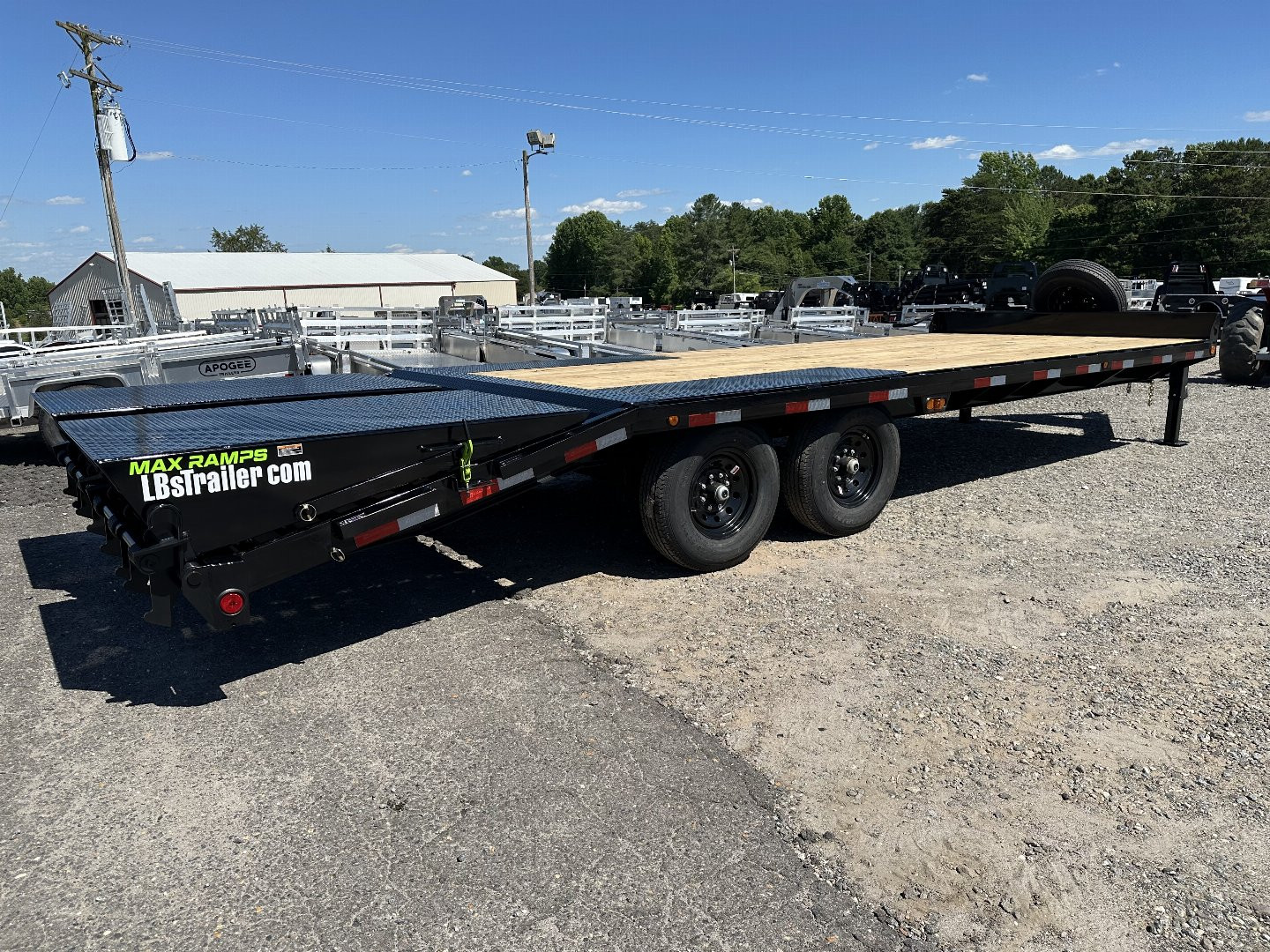 New 2024 Load Trail 102x24 Standard Pintle Hook Equipment Trailer