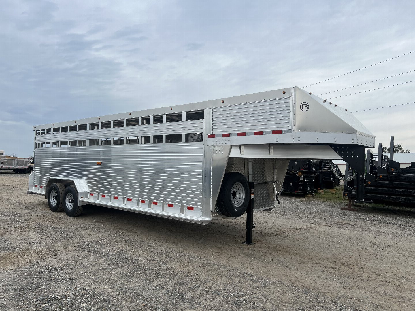 New 2024 Barrett 7.5 x 24 Stock Stock / Stock Combo Trailer