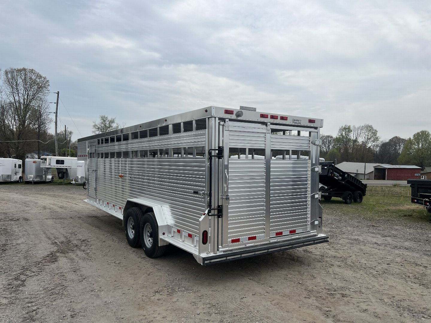 New 2024 Barrett 7.5 x 24 Stock Stock / Stock Combo Trailer