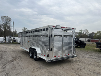 New 2024 Barrett 7.5 x 24 Stock Stock / Stock Combo Trailer