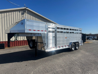 New 2024 BARRETT 7.5 x 20 Stock Stock / Stock Combo Trailer