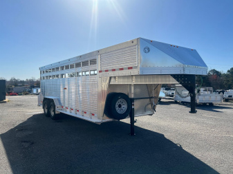 New 2024 BARRETT 7.5 x 20 Stock Stock / Stock Combo Trailer