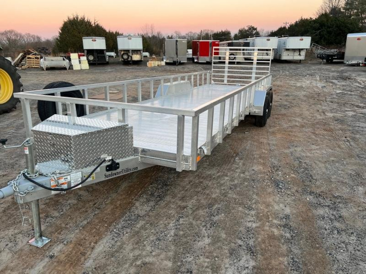 New 2024 Sundowner Trailers 79 x 24 Utility w/ side Rail Utility Trailer
