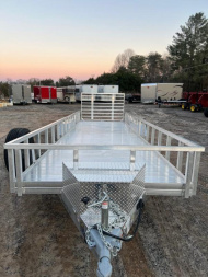 New 2024 Sundowner Trailers 79 x 24 Utility w/ side Rail Utility Trailer