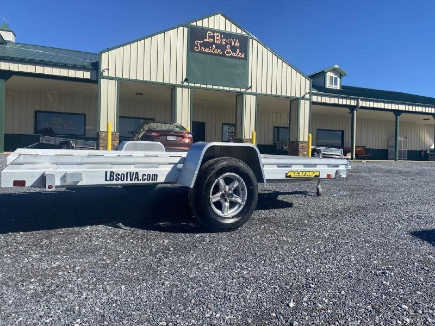 New 2024 Aluma 7712H-Tilt Tilt Trailer