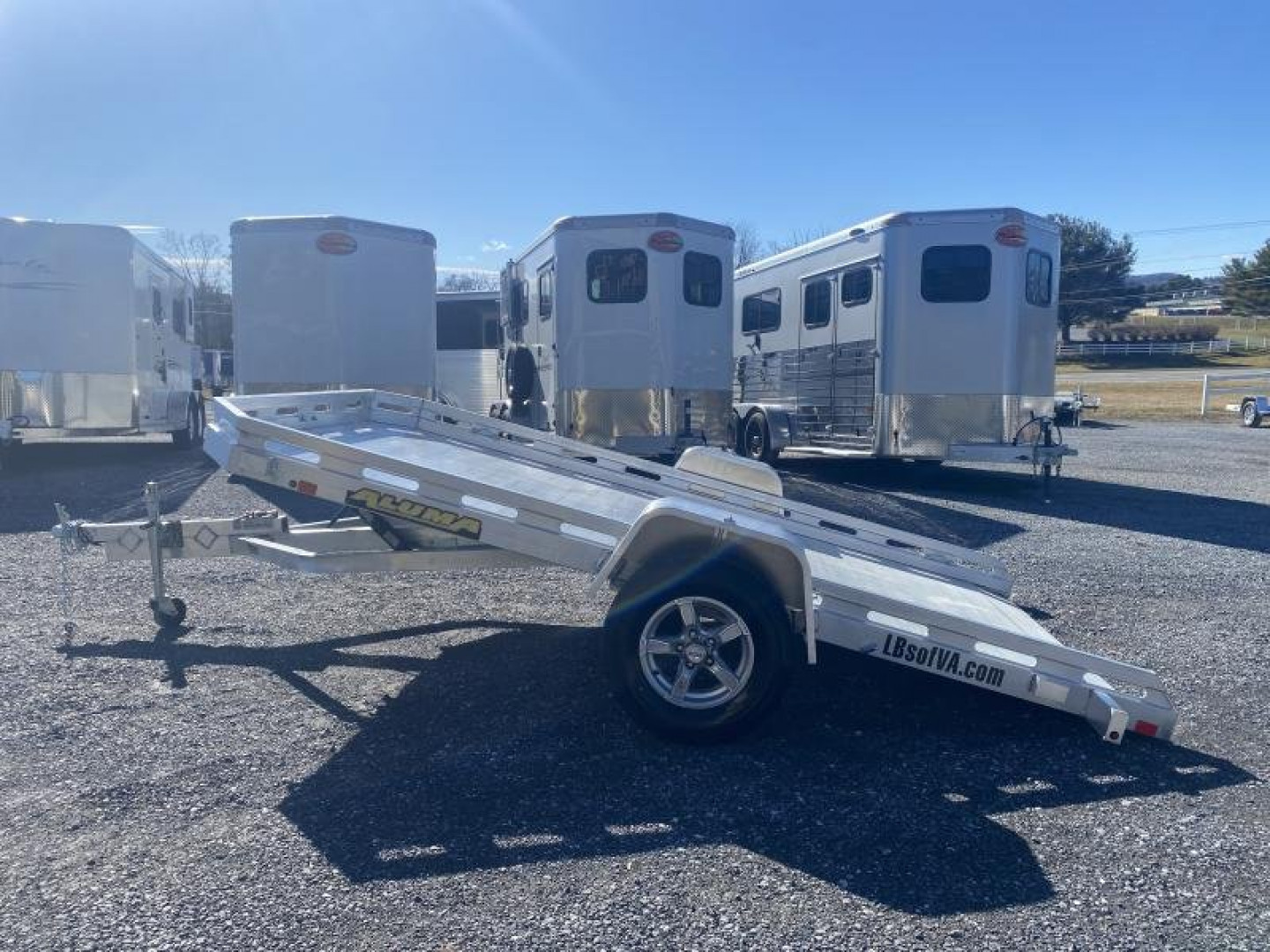 New 2024 Aluma 7712H-Tilt Tilt Trailer