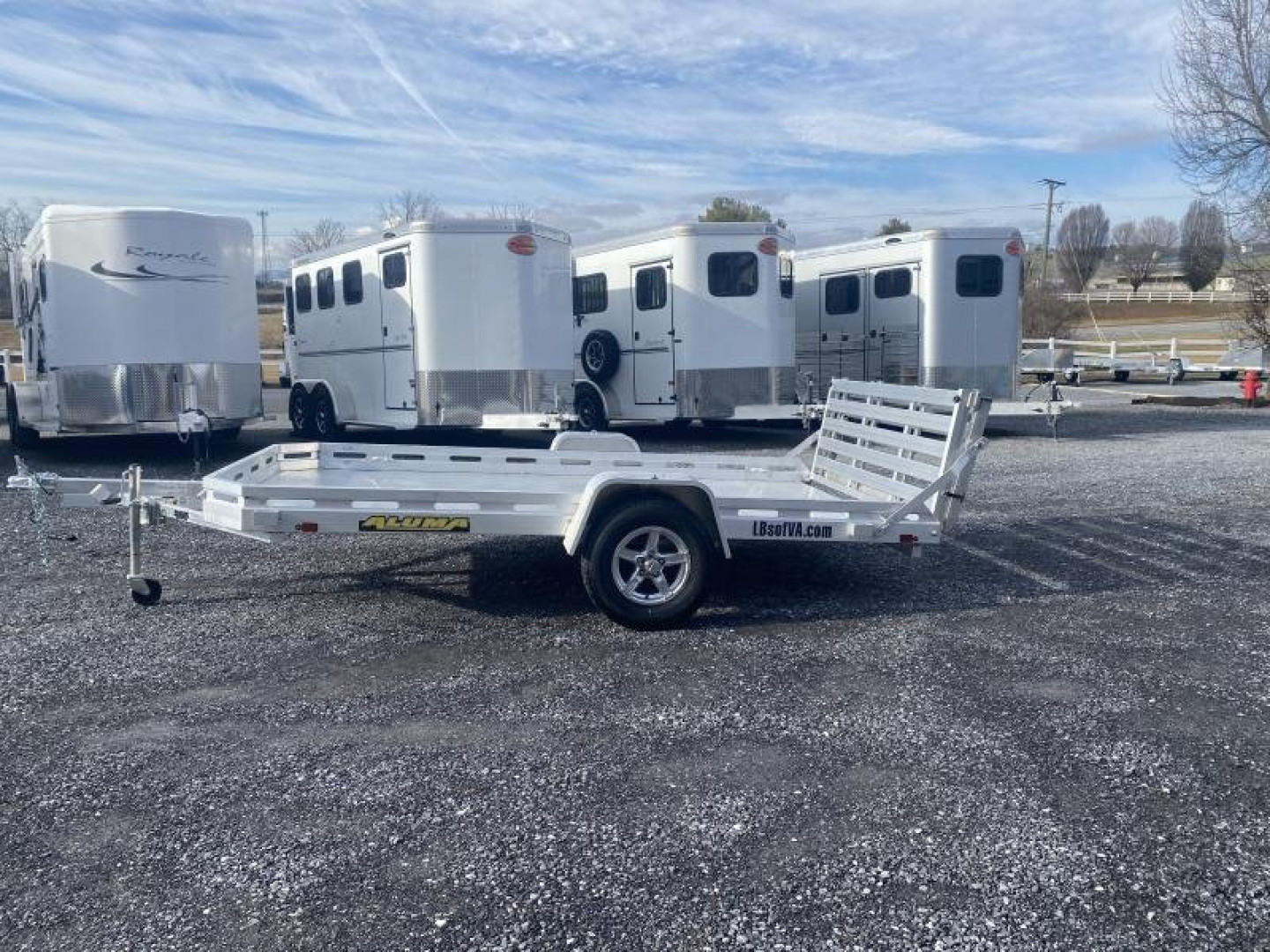 New 2024 Aluma 7712H-S-BT Utility Trailer