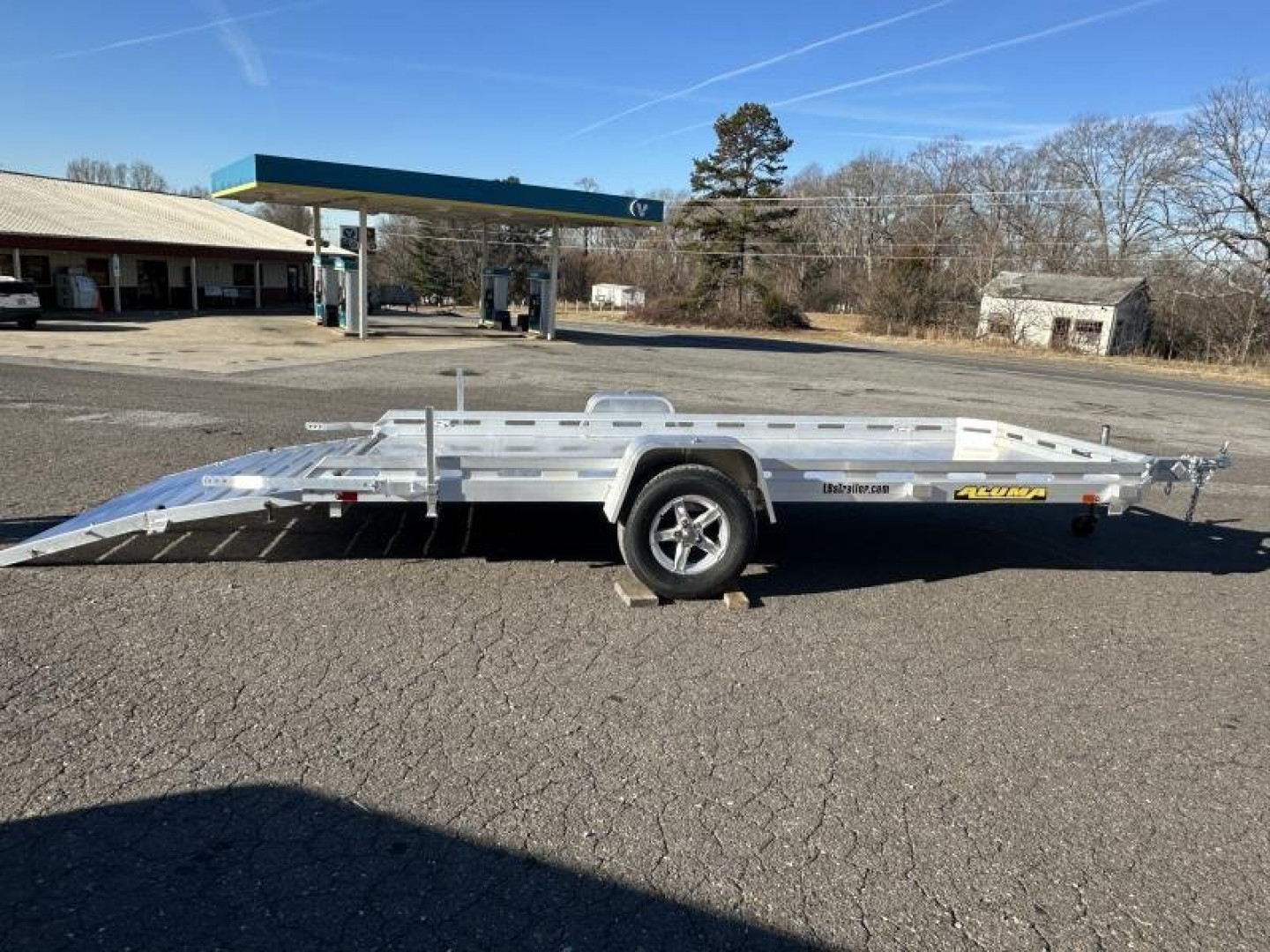 New 2024 Aluma 7814S-BT Utility Trailer
