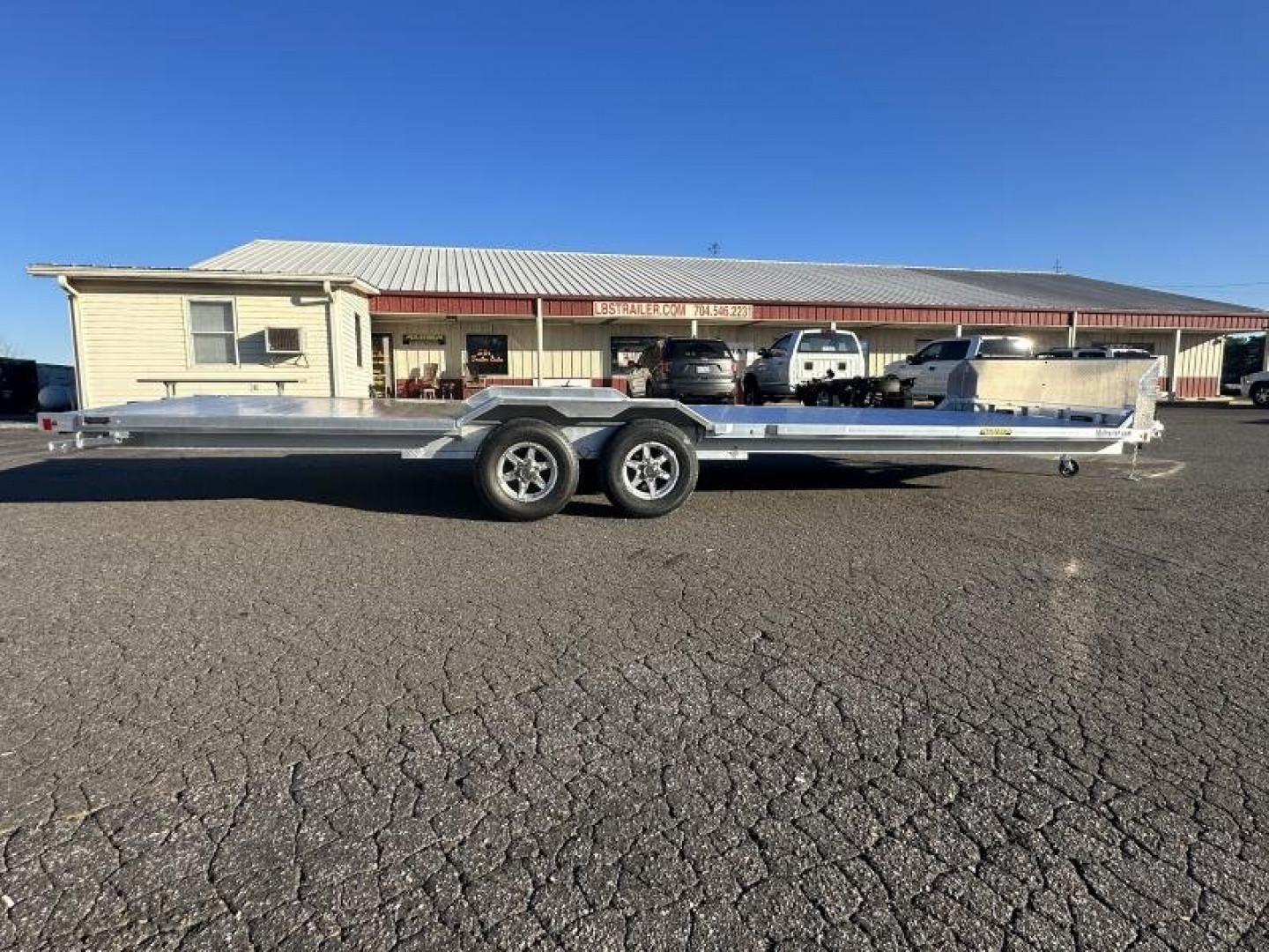 New 2024 Aluma WB26H-TA-DOF-EL-R-RTD Car / Racing Trailer