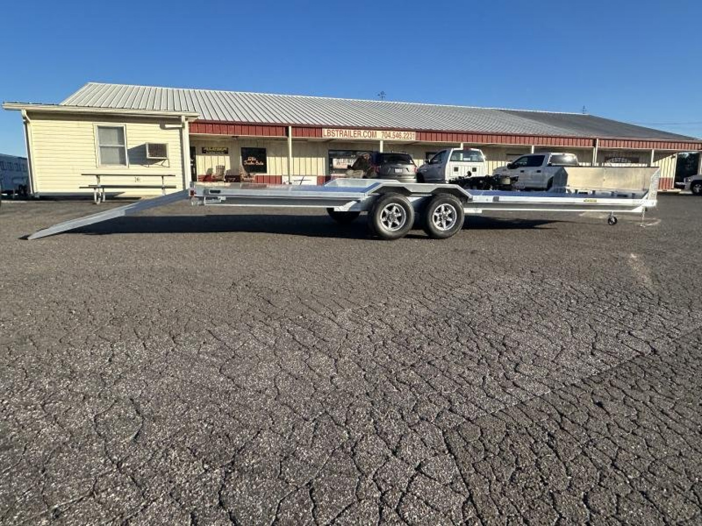 New 2024 Aluma WB26H-TA-DOF-EL-R-RTD Car / Racing Trailer