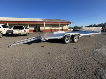 New 2023 Aluma WB20H-TA-DOF-EL-R-RTD Car / Racing Trailer