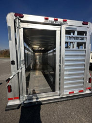 New 2024 Elite Trailers GN 24' Stock Trailer Stock / Stock Combo Trailer