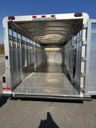 New 2024 Elite Trailers GN 24' Stock Trailer Stock / Stock Combo Trailer