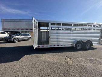 New 2024 Elite Trailers GN 24' Stock Trailer Stock / Stock Combo Trailer