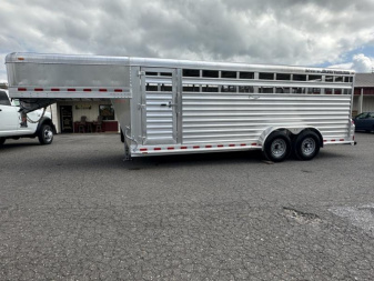 New 2024 Elite Trailers GN 20' Stock Trailer Stock / Stock Combo Trailer