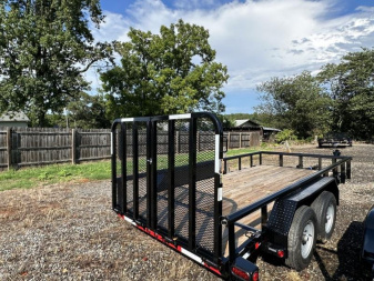 New 2024 Load Trail 77"X14' Carhauler w/Side Rails Car Hauler