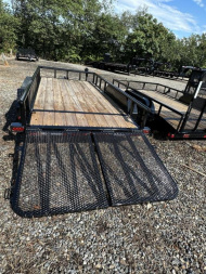 New 2024 Load Trail 77"X14' Carhauler w/Side Rails Car Hauler