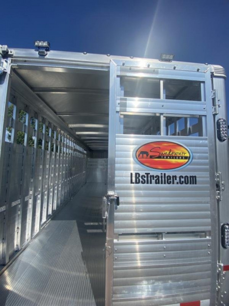 New 2024 Sundowner Trailers 20' GN Rancher Express Stock / Stock Combo Trailer