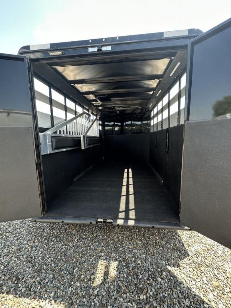 New 2024 Trails West 17' Santa Fe Slant Tack Stock / Stock Combo Trailer