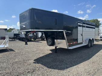 New 2024 Trails West 17' Santa Fe Slant Tack Stock / Stock Combo Trailer