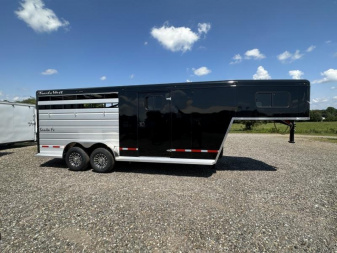 New 2024 Trails West 17' Santa Fe Slant Tack Stock / Stock Combo Trailer