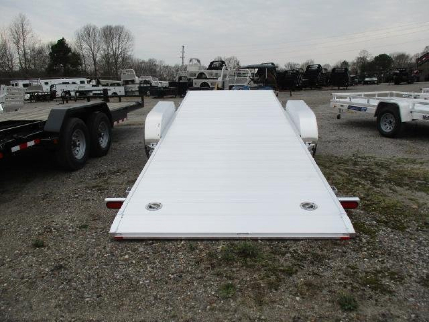 New 2024 Aluma 8220H TILT Car / Racing Trailer