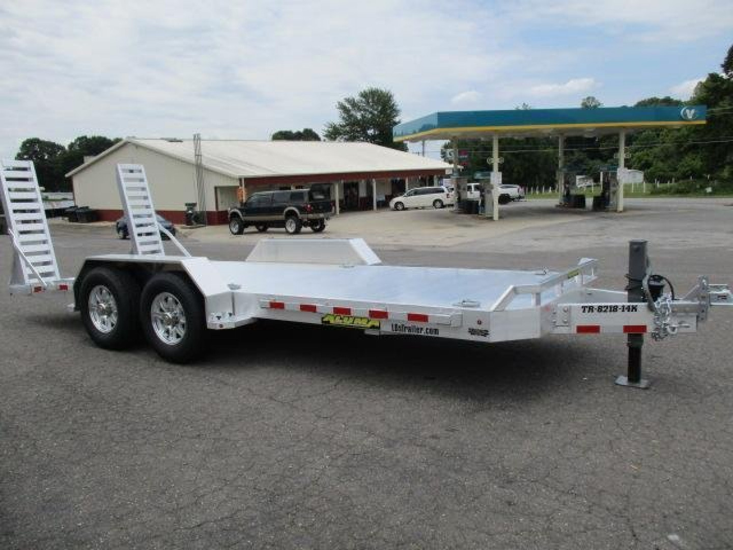 New 2024 Aluma TR 8218 14k Utility Trailer
