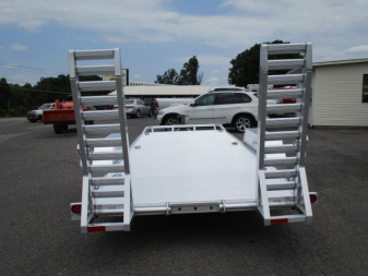 New 2024 Aluma TR 8218 14k Utility Trailer