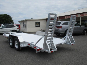 New 2024 Aluma TR 8218 14k Utility Trailer