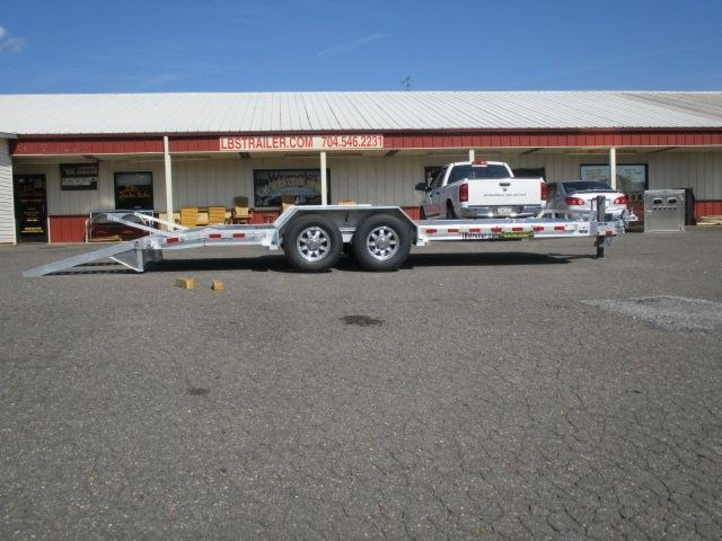 New 2024 Aluma 8220-14K Utility Trailer