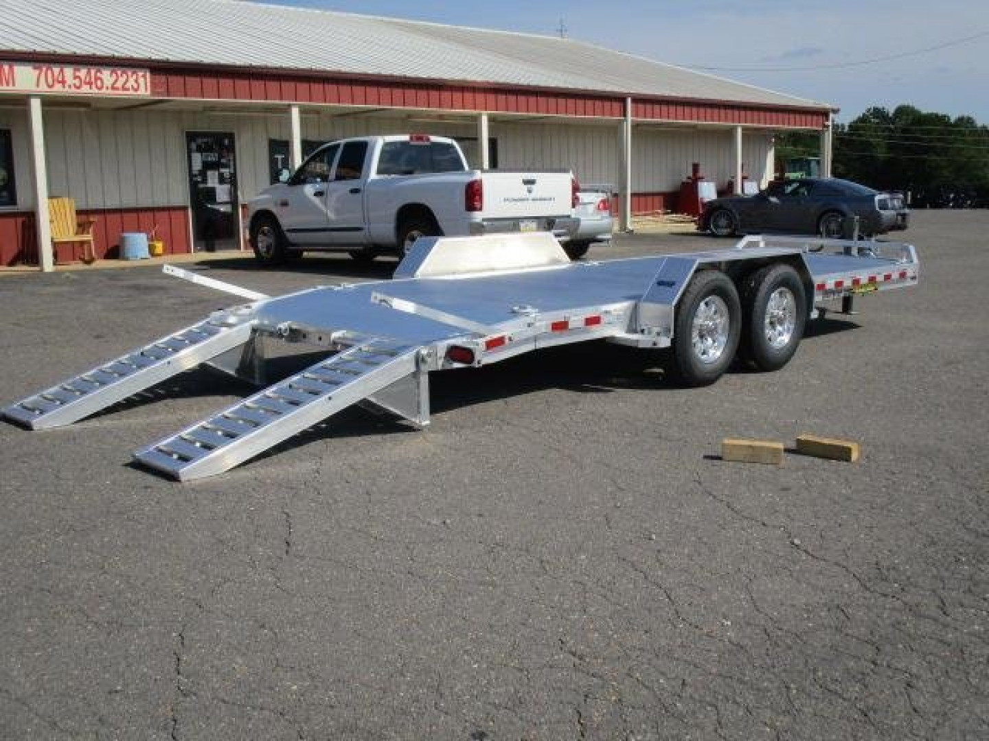 New 2024 Aluma 8220-14K Utility Trailer