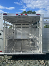 New 2024 Elite Trailers 32' GN Stock Trailers Stock / Stock Combo Trailer