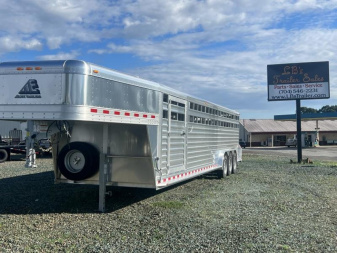 New 2024 Elite Trailers 32' GN Stock Trailers Stock / Stock Combo Trailer
